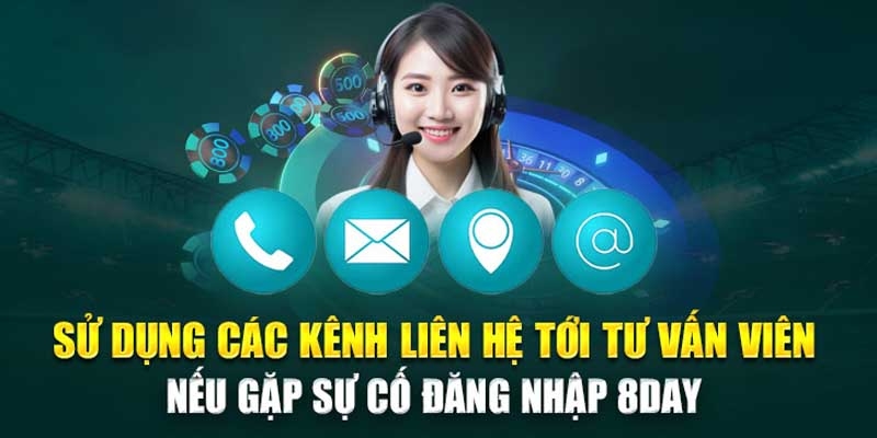 Liên hệ 8DAY cần thiết trong quá trình chơi